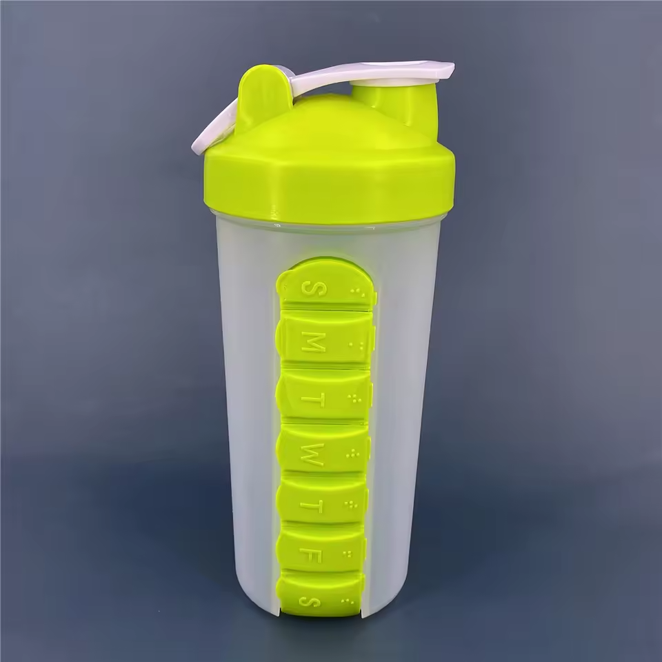 HydraPill – Botella de agua y pastillero 2 en 1