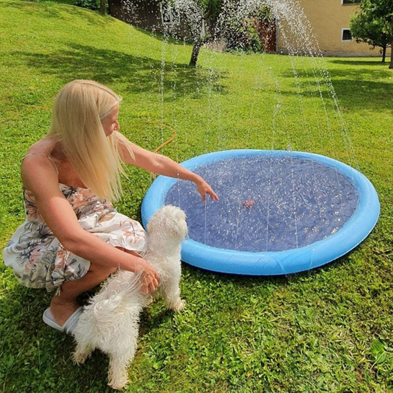 Almohadilla rociadora para perros