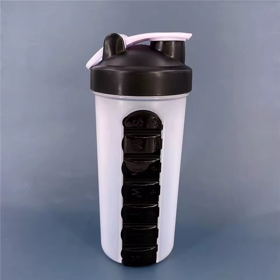 HydraPill – Botella de agua y pastillero 2 en 1