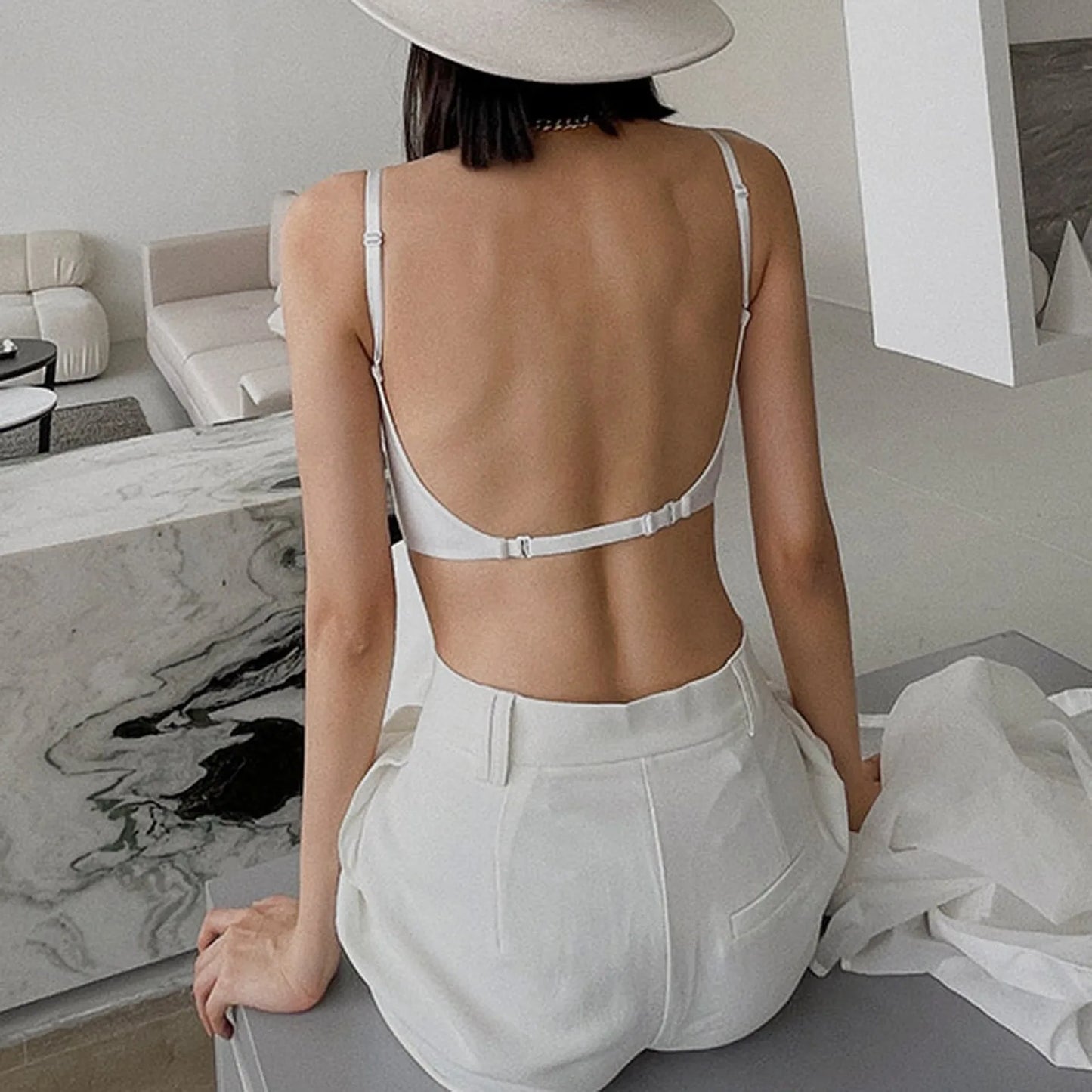 Low Back Secret Plunge Bra